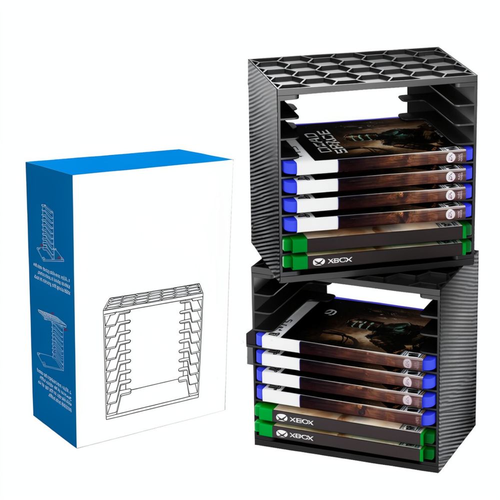 Gaming Console Display Case - Tour de rangement pour cartes de