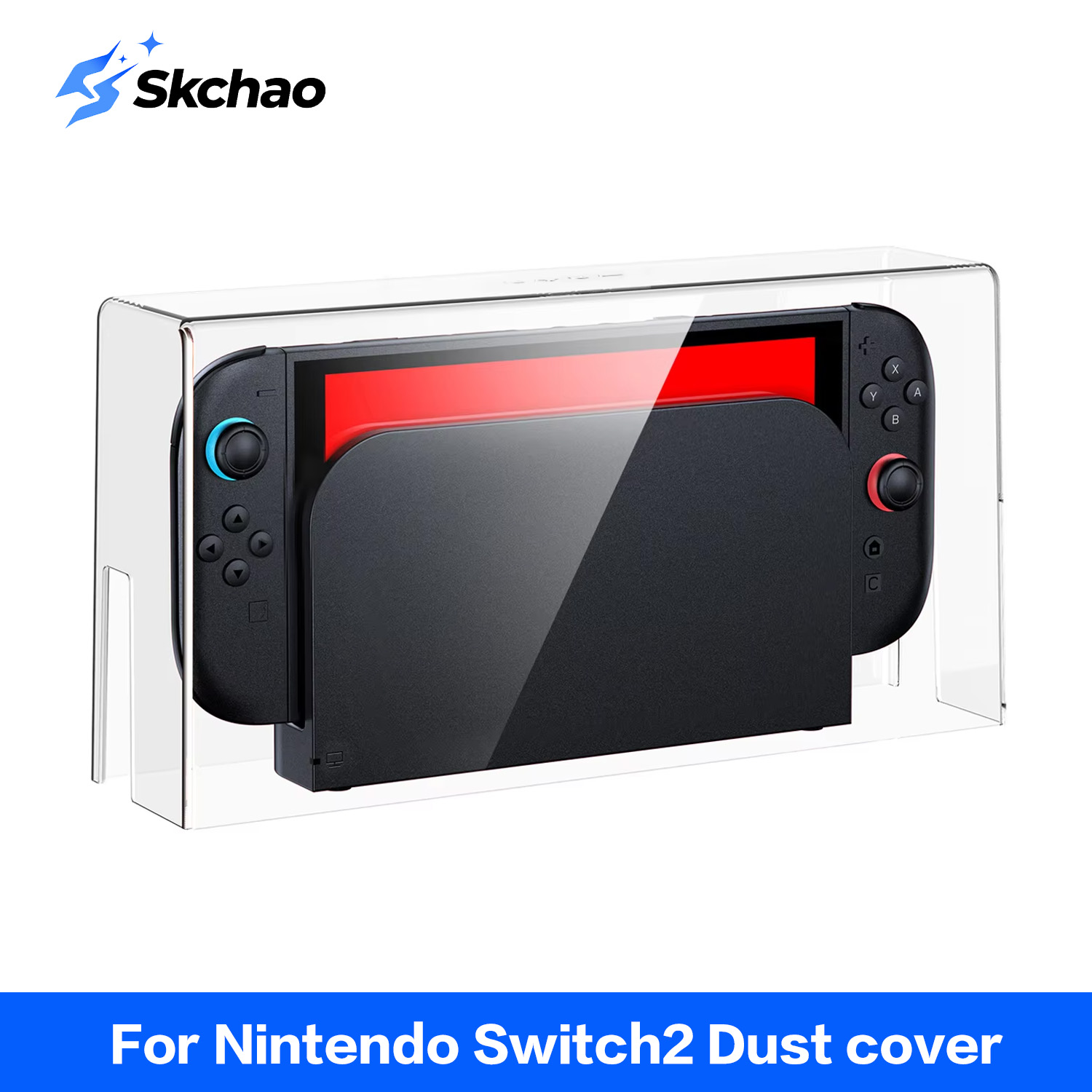Gaming Console Display Case - Coque de protection anti-poussière HD pour