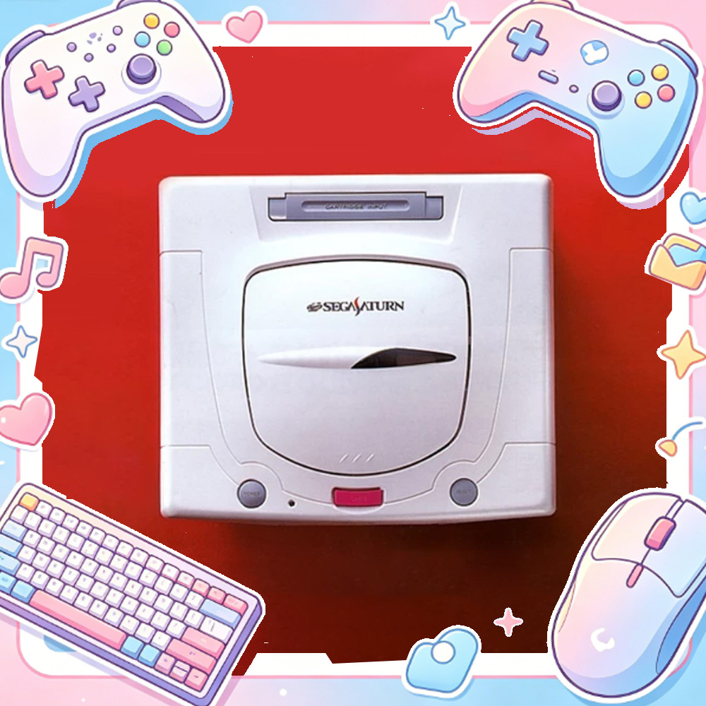 Gaming Console Buttons - Console de Jeu Vidéo Rétro Saturn
