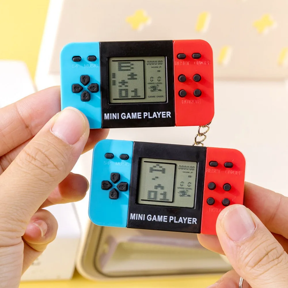 Gaming Console Keychain - Console de jeu portable classique Tetris,
